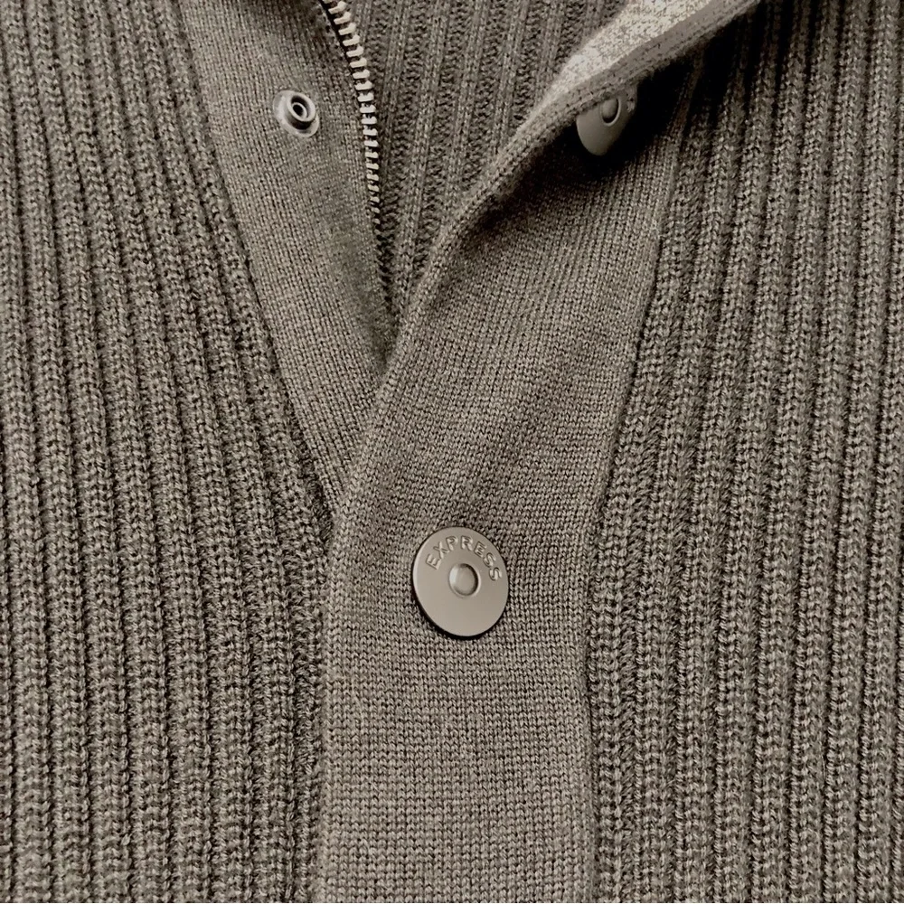 Men's Express Black Knit Cardigan